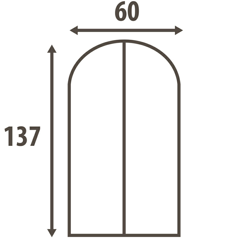 Чехол для одежды Hausmann Paisley 60x137см, бежевый фото 4
