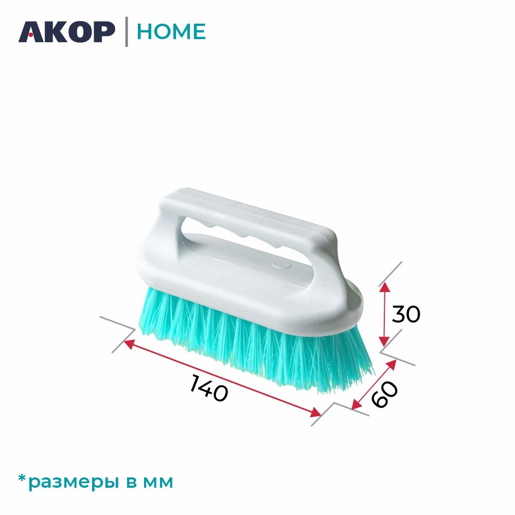 Щетка для ванной комнаты Акор Elite Piza, цвет зеленый фото 4