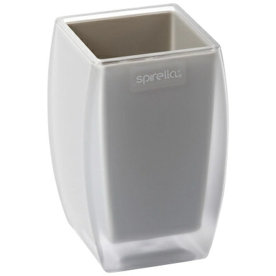 Полноразмерное изображение Стакан для зубных щеток Spirella Freddo, серый