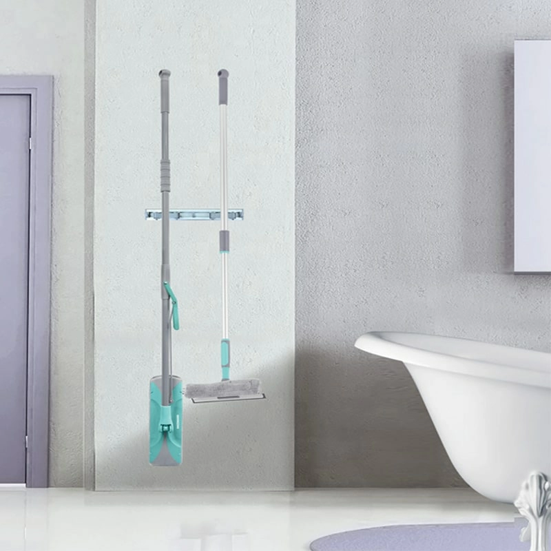 4 Держатель для швабр Hausmann Mop Holder 31x6x4,2см, серый фото 3