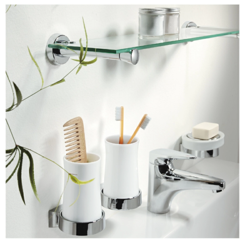 Стакан для зубных щеток Spirella Sydney, белый фото 2