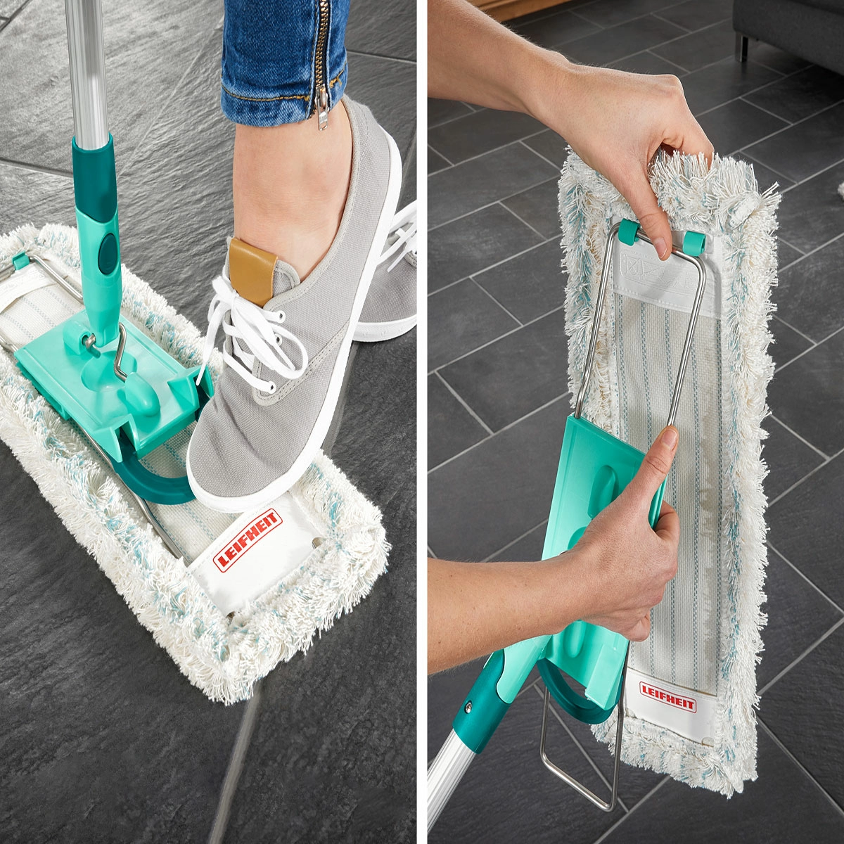 5 Насадка для швабры Leifheit Profi XL Cotton plus фото 5