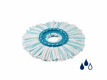 Полноразмерное изображение Сменная насадка Leifheit Clean Twist Disc Mop фото 1