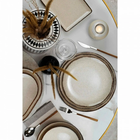 2 Блюдце Kutahya Pearl Lima 12см, синий фото 4