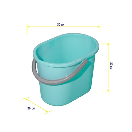 Ведро для мытья полов Hausmann 10л фото 10