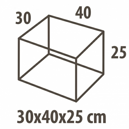 Кофр для хранения Hausmann Paisley 30x40x25см, бежевый фото 2