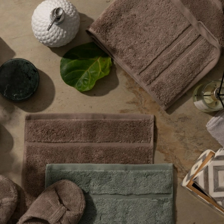 Полотенце махровое Pappel Cirrus/S 70x140, хаки фото 5