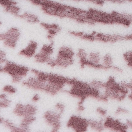 Плед 200x220см Pappel Cotton, белый с бордовым фото 3