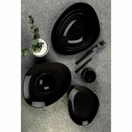 2 Тарелка для пасты Kutahya Galaxy, антрацит фото 2