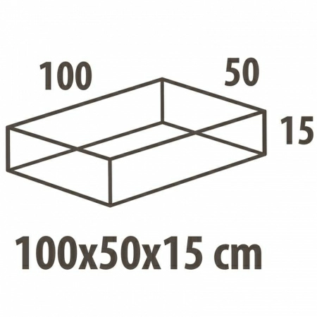 Кофр для хранения Hausmann Paisley 100x50x15см, бежевый фото 4