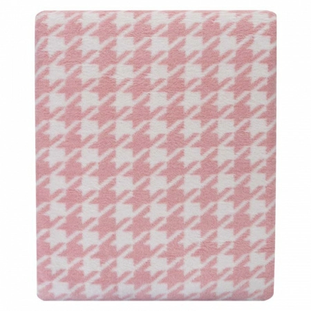 Плед 200x220см Pappel Scotch Jacquard, розовый фото 4