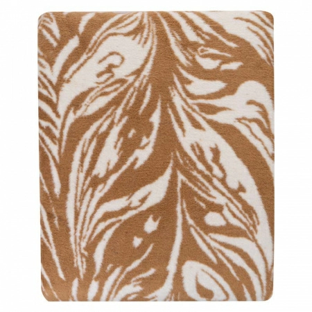 2 Плед 150x200см Pappel Scotch Jacquard, песочный фото 2