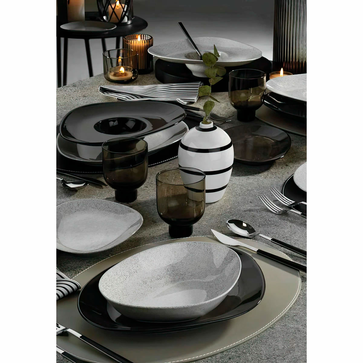 Тарелка для пасты Kutahya Galaxy, бежевый фото 2