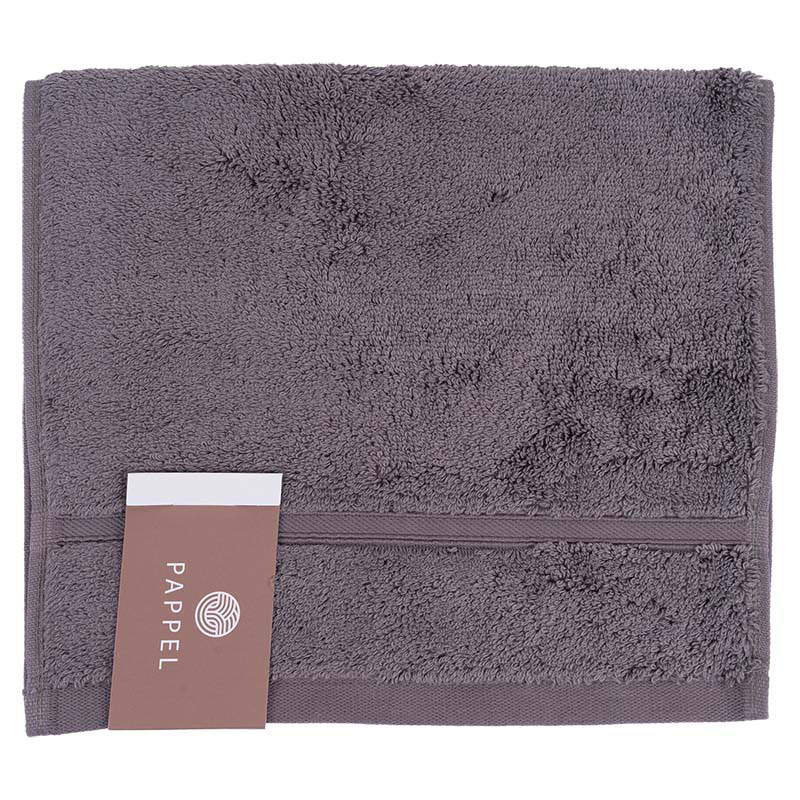 Полотенце махровое Pappel Cirrus/S 30x50см, цвет темно-серый фото 2