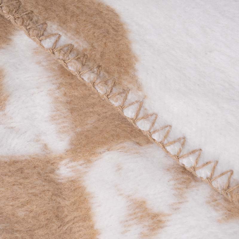 Плед Pappel Cotton 150x200см, бежевый фото 4