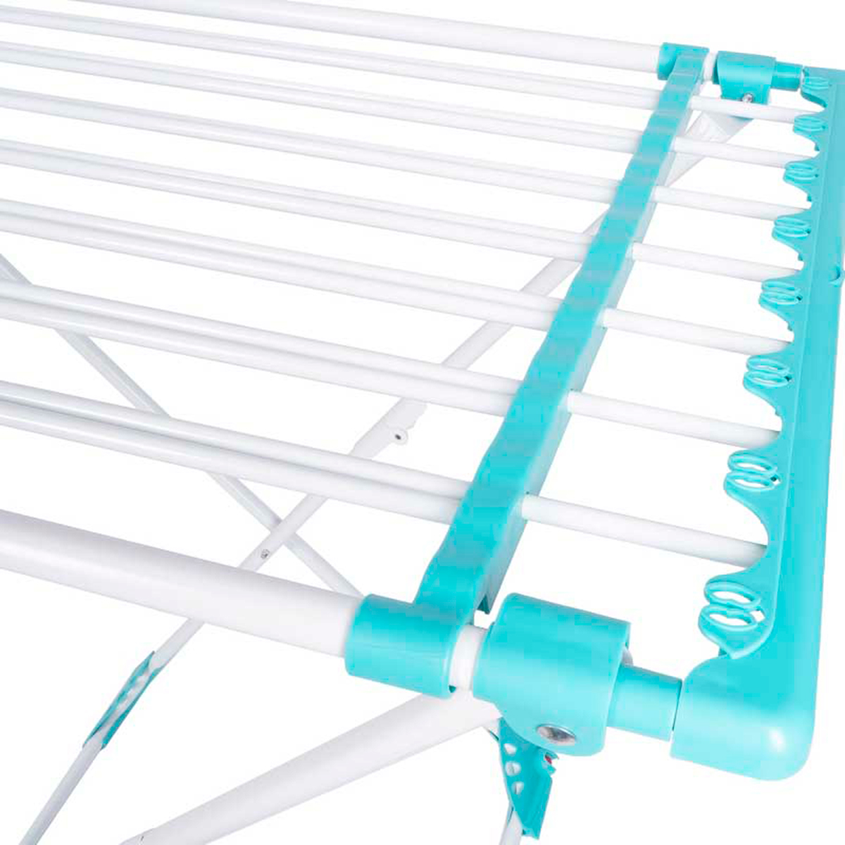 Сушилка для белья напольная раздвижная с толстыми прутьями Hausmann Aura Deluxe X фото 2