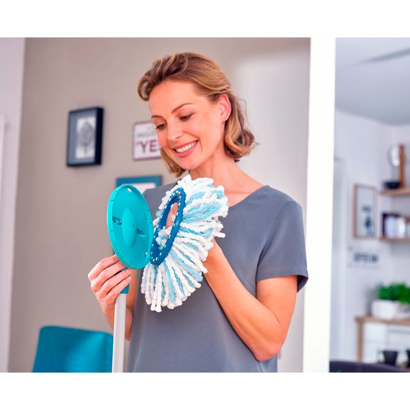 Набор для уборки Leifheit Clean Twist швабра и ведро с отжимом фото 2