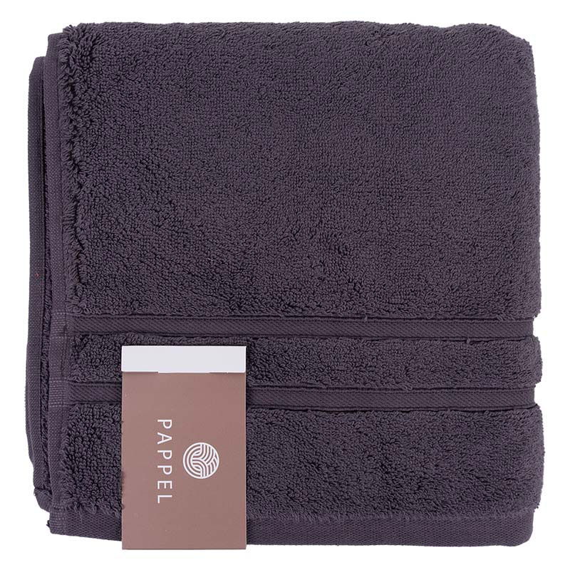 Полотенце махровое Pappel Cirrus/S 50x100см, цвет антрацит фото 3