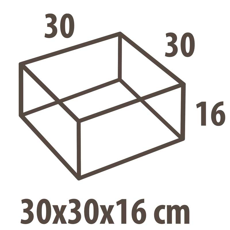 Кофр для хранения Hausmann Paisley 30x30x16см, бежевый фото 2