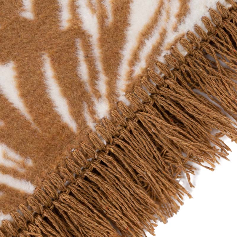 Плед 150x200см Pappel Scotch Jacquard, песочный фото 4