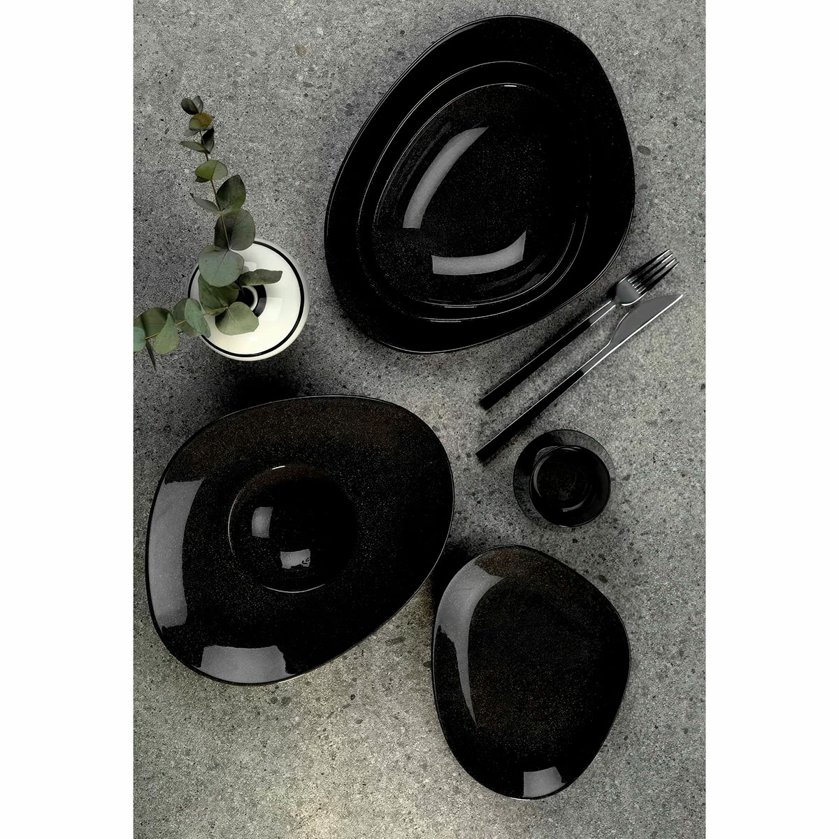 Тарелка для пасты Kutahya Galaxy, бежевый фото 3