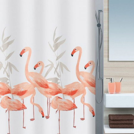 Штора для ванной комнаты Spirella Flamingo фото 1