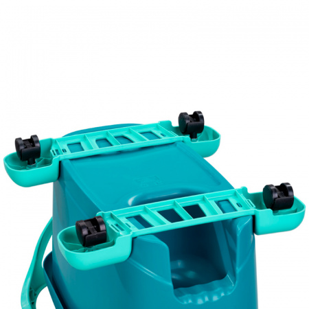 Набор для уборки Leifheit Clean Twist швабра и ведро с отжимом на колесиках фото 3