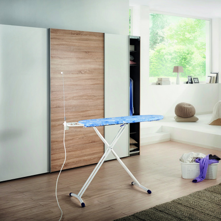 Гладильная доска с электроподключением Leifheit Airboard Solid Plus M 120х38см* фото 6