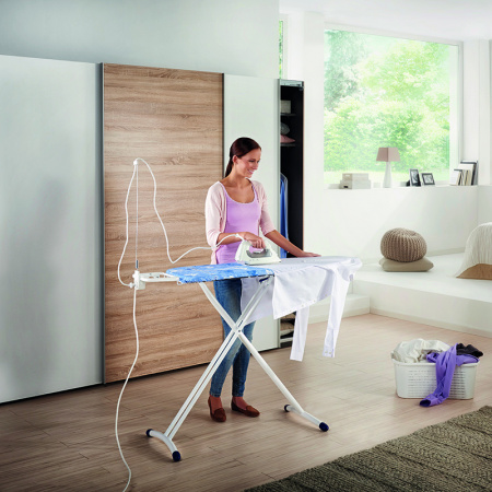 Гладильная доска с электроподключением Leifheit Airboard Solid Plus M 120х38см* фото 5