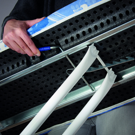 Гладильная доска с электроподключением Leifheit Airboard Compact Plus M 130х38см фото 9