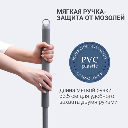 Швабра для мытья полов с отжимом Hausmann Care Clean version 2.0 фото 11