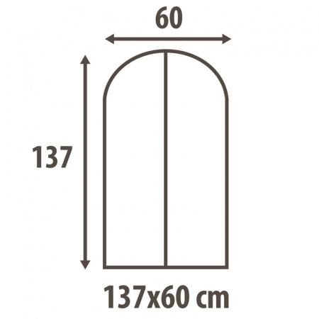 Чехол для одежды Hausmann Herbarium 137x60см фото 2