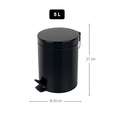 Ведро для ванной Spirella Sydney 5л фото 2