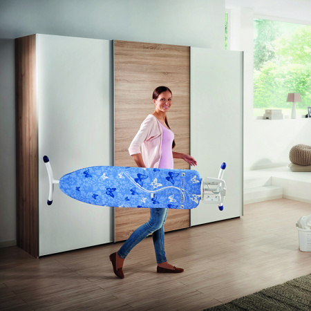 Гладильная доска с электроподключением Leifheit Airboard Solid Plus M 120х38см* фото 8